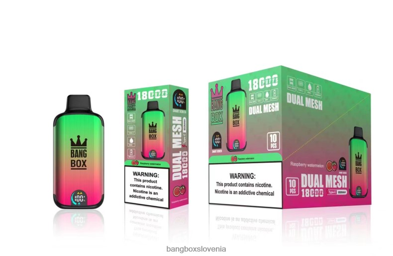 Bang Box Slovenia - Bang Box 18000 vpihov malina lubenica 4PNRF897