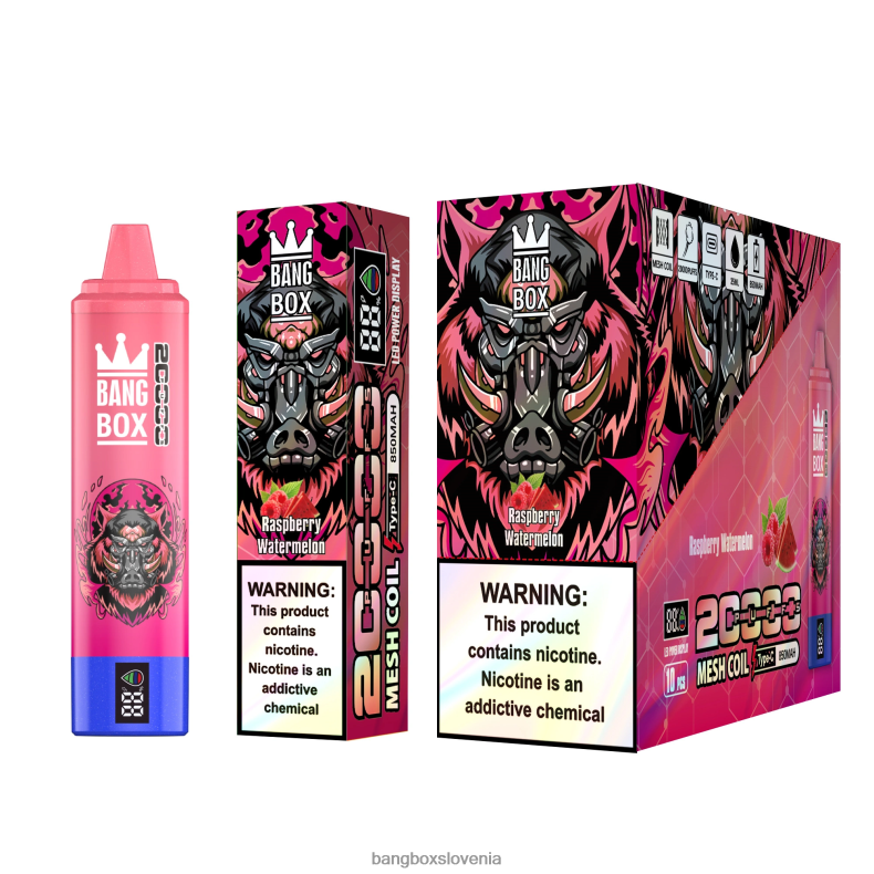 Bang Box Slovenia - Bang Box Pametni zaslon z 20000 vpihi malina lubenica 4PNRF853