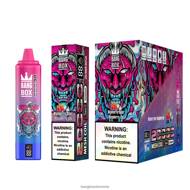 Bang Box Vape Price - Bang Box Pametni zaslon z 20000 vpihi borovničev kisli malinov led 4PNRF855