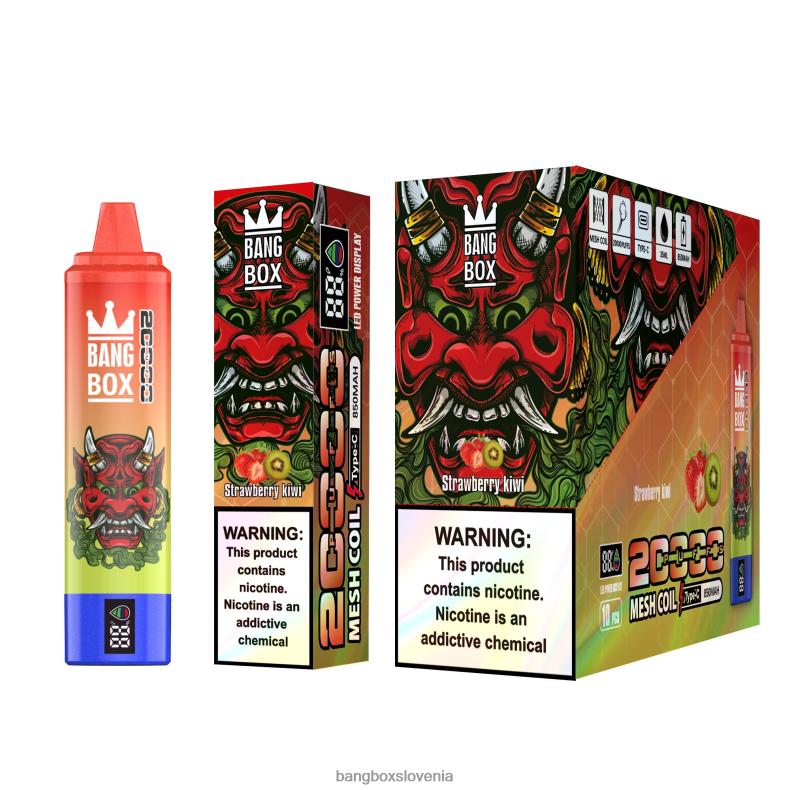 Bang Box Vape Price - Bang Box Pametni zaslon z 20000 vpihi jagodni kivi 4PNRF851