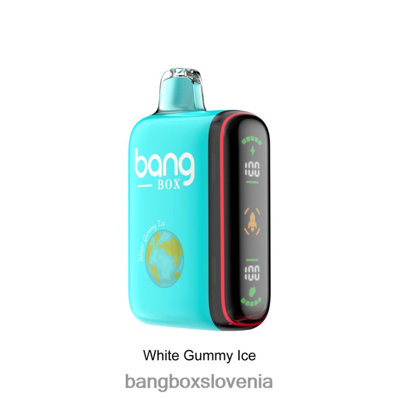 Bang Box Ljubljana - Bang Box 9000-18000 vdihov inteligentni zaslon moči beli gumijasti led 4PNRF830