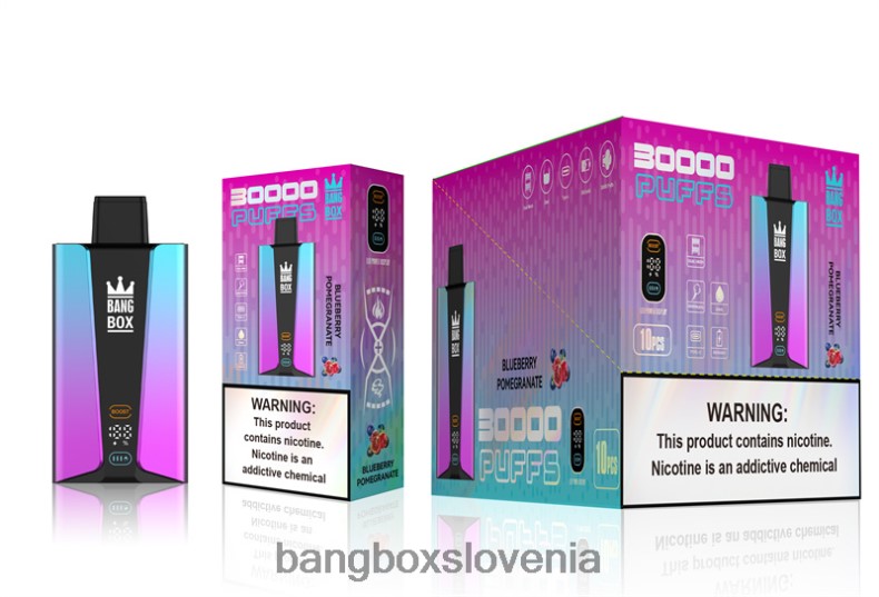Bang Box Vape Cena - Bang Box Pametni zaslon s 30000 vpihi borovničev pomerante 4PNRF880