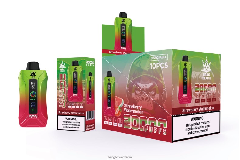 Bang Box Vape Price - Bang Beach Vape s pametnim zaslonom z 20000 vpihi jagodna lubenica 4PNRF83