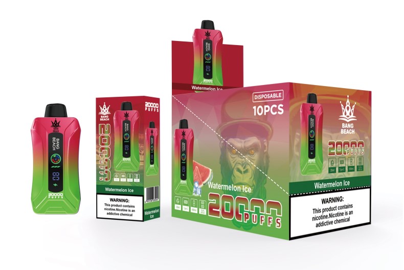 Bang Box Vape Price - Bang Beach Vape s pametnim zaslonom z 20000 vpihi led iz lubenice 4PNRF87