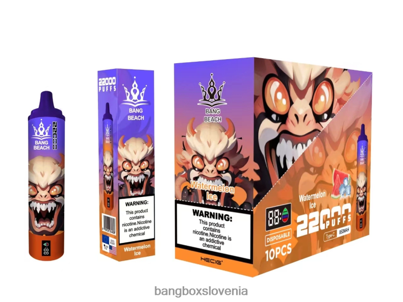 Bang Box Ljubljana - Bang Beach Pametni zaslon z 22000 vpihi led iz lubenice 4PNRF822