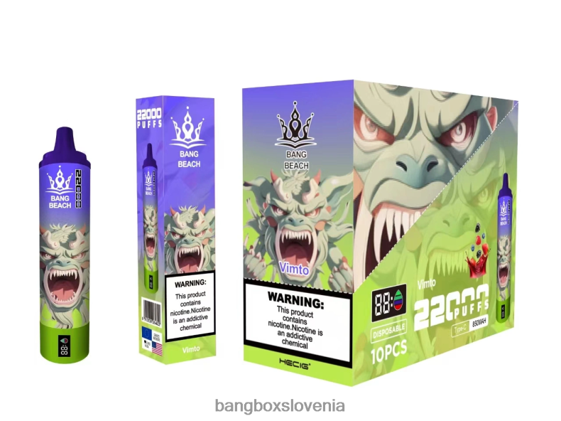 Bang Box Ljubljana - Bang Beach Pametni zaslon z 22000 vpihi vimto 4PNRF818