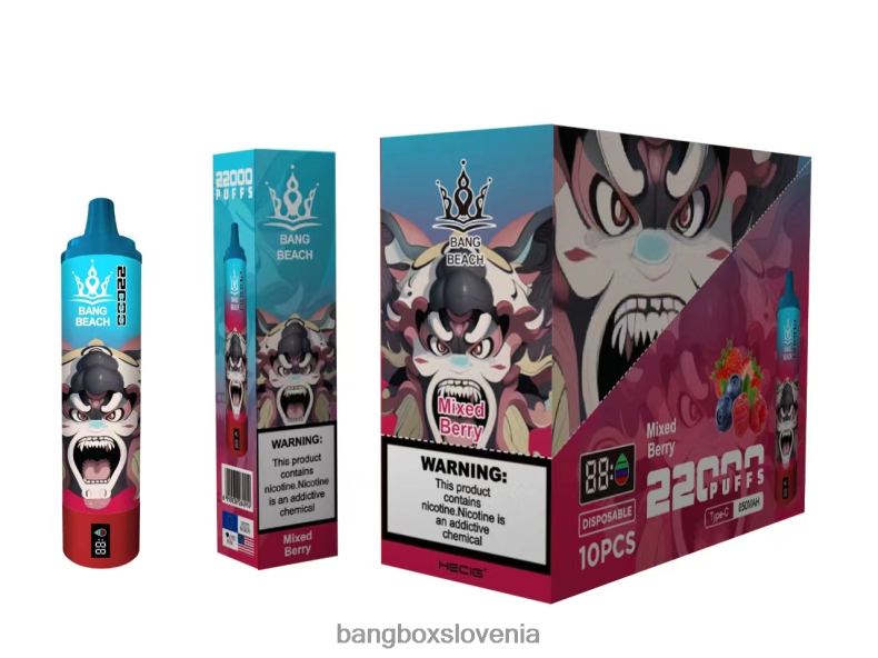 Bang Box Slovenia - Bang Beach Pametni zaslon z 22000 vpihi mešano jagodičje 4PNRF821