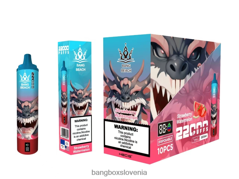 Bang Box Vape Price - Bang Beach Pametni zaslon z 22000 vpihi jagodna lubenica 4PNRF823